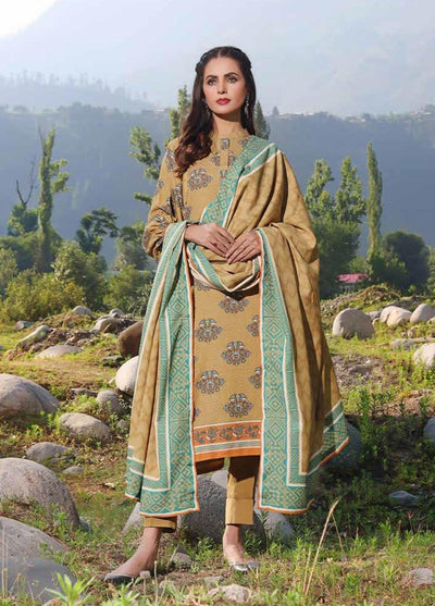 Gul Ahmed 3PC Printed Karandi Unstitched Suit AY-32030