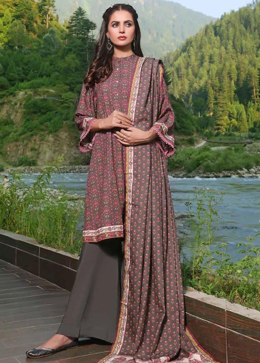 Gul Ahmed 3PC Printed Karandi Unstitched Suit AY-32031