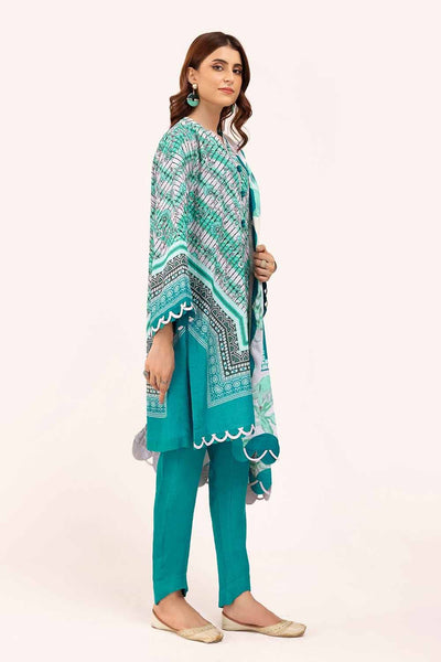 Gul Ahmed 3PC Unstitched Printed Karandi Suit AY-42003