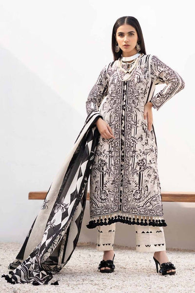 Gul Ahmed 3PC Printed Lawn Unstitched Suit B-42008