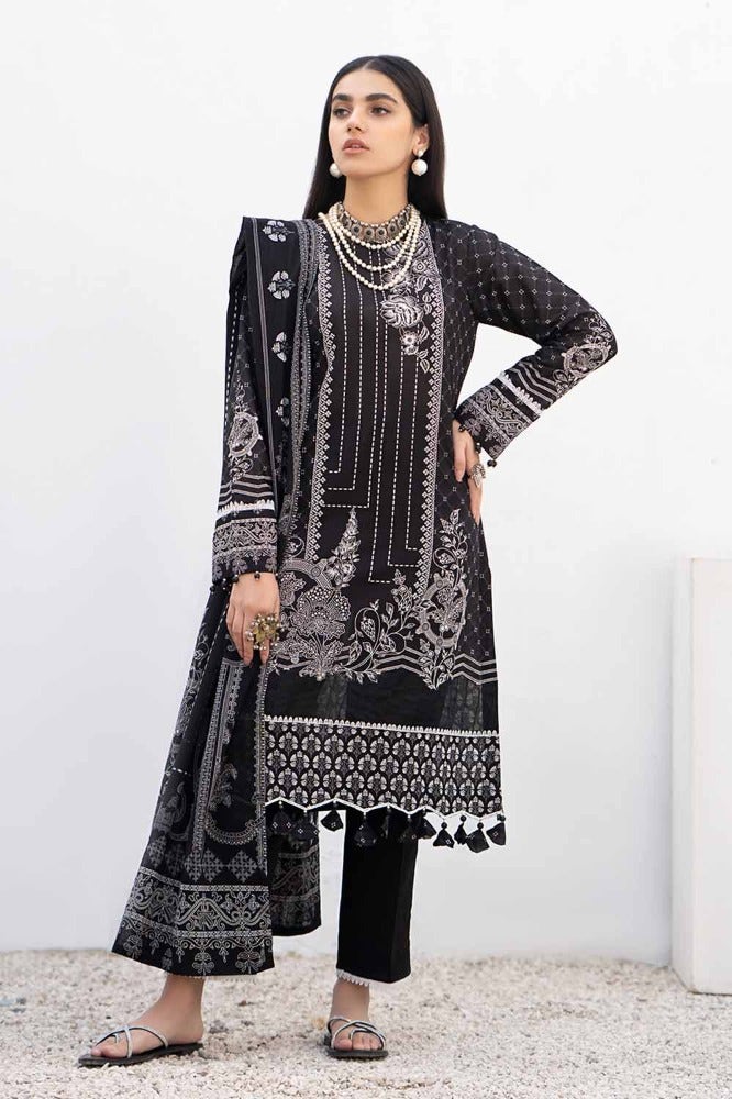 Gul Ahmed 3PC Printed Lawn Unstitched Suit B-42010