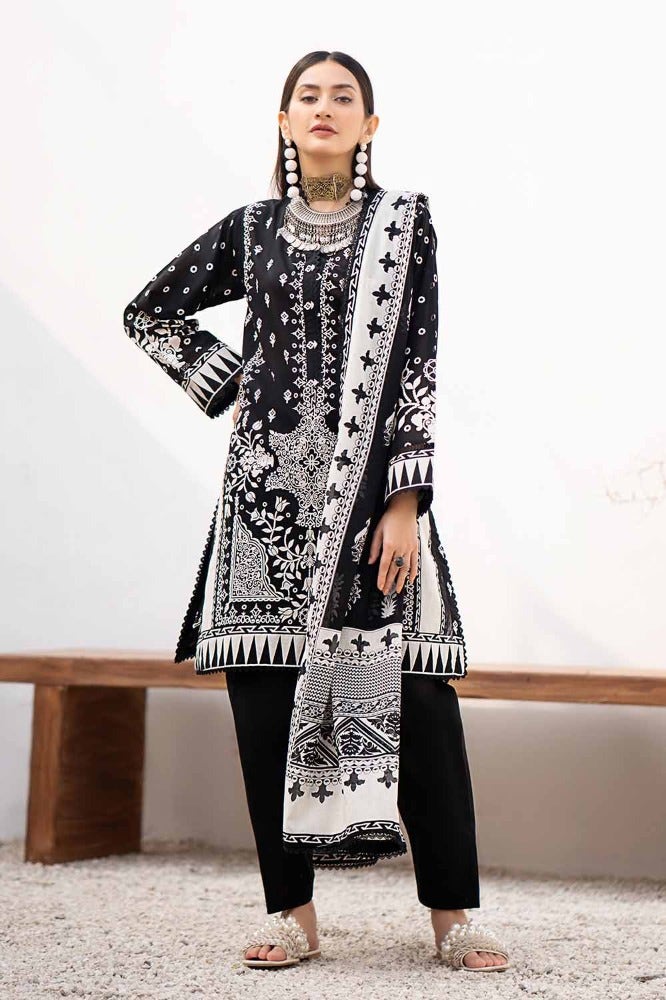Gul Ahmed 3PC Printed Lawn Unstitched Suit B-42013