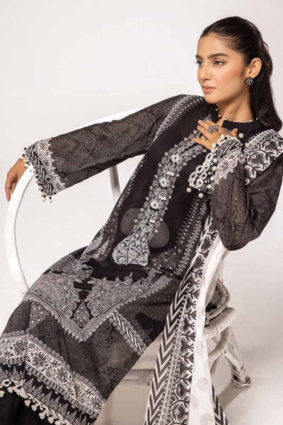 Gul Ahmed 3PC Unstitched Printed Lawn Suit B-42016