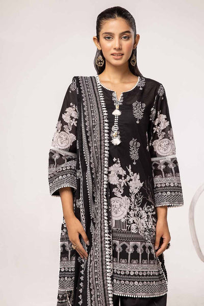 Gul Ahmed 3PC Unstitched Printed Lawn Suit B-42018