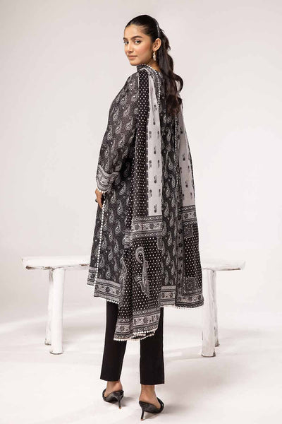 Gul Ahmed 3PC Unstitched Printed Lawn Suit B-42020