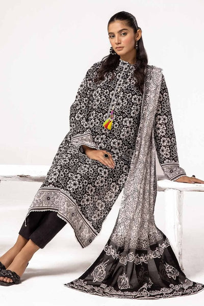 Gul Ahmed 3PC Unstitched Printed Lawn Suit B-42024