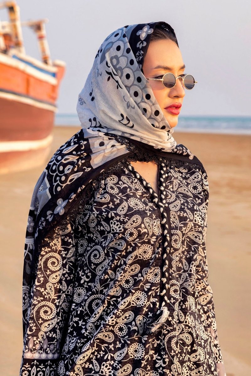 Gul Ahmed 3 Piece Unstitched Printed Lawn Suit B-52001