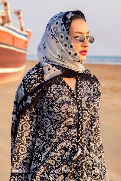Gul Ahmed 3 Piece Unstitched Printed Lawn Suit B-52001