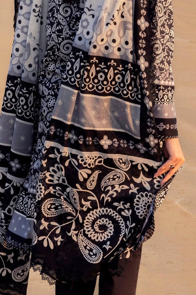 Gul Ahmed 3 Piece Unstitched Printed Lawn Suit B-52001