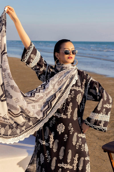 Gul Ahmed 3 Piece Unstitched Printed Lawn Suit B-52002