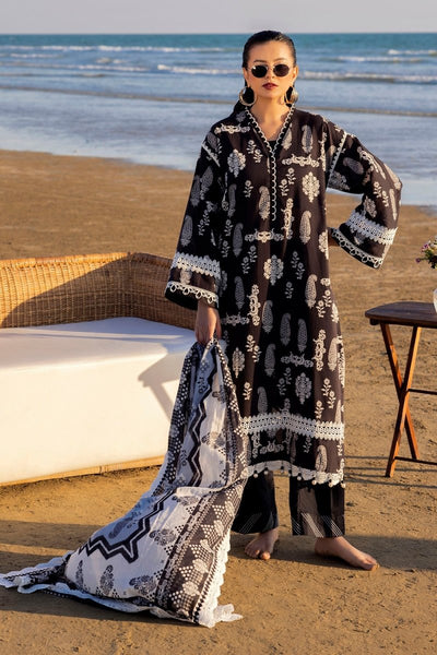 Gul Ahmed 3 Piece Unstitched Printed Lawn Suit B-52002