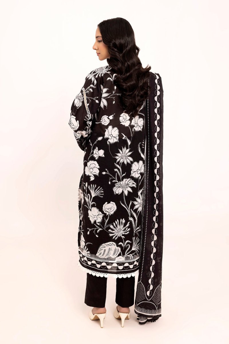 Gul Ahmed 3 Piece Unstitched Printed Lawn Suit B-52004