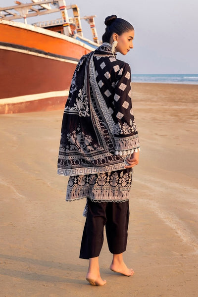 Gul Ahmed 3 Piece Unstitched Embroidered Printed Lawn Suit B-52016