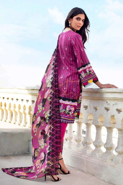 Gul Ahmed 3PC Lawn Unstitched Digital Printed Suit With Schiffli Embroidered Chiffon Dupatta BCT-47