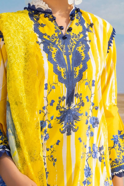 Gul Ahmed 3 Piece Unstitched Printed Lawn Suit with Embroidered Chiffon Dupatta BCT-52015