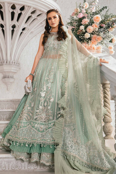 Maria. B 03 Piece Unstitched Embroidered Organza Suit - BD-2803