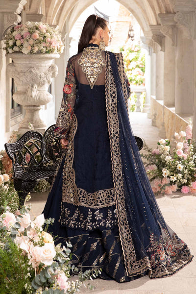 Maria. B 03 Piece Unstitched Embroidered Organza Suit - BD-2808