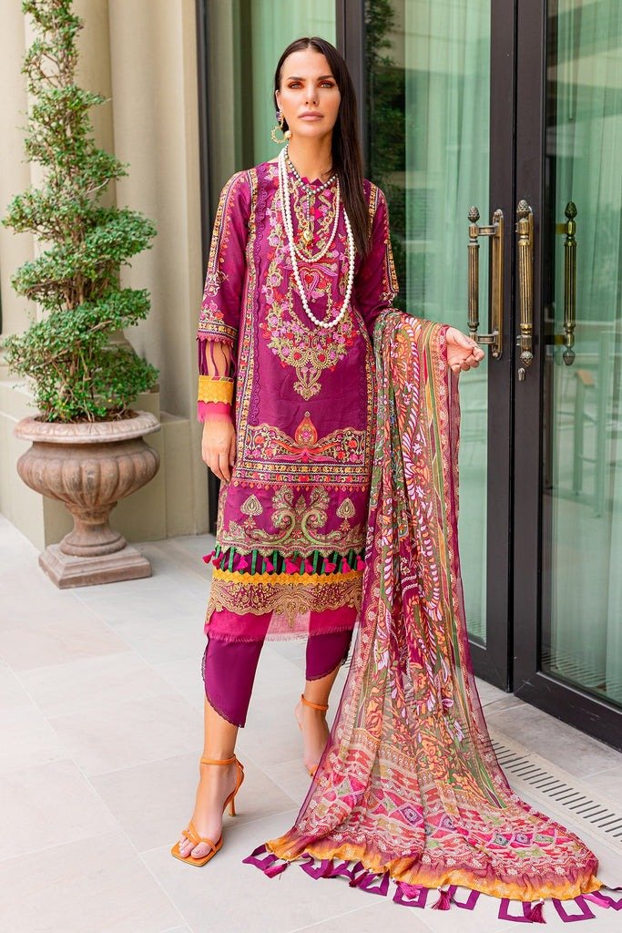 Jade Classic 3 Piece Unstitched Digital Printed Lawn Suit - BL-20053 B