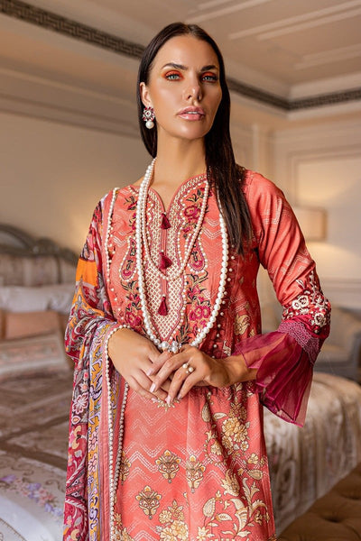 Jade Classic 3 Piece Unstitched Digital Printed Lawn Suit - BL-20077 A