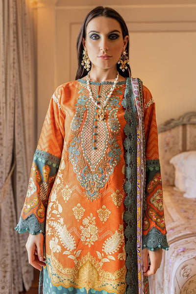 Jade Classic 3 Piece Unstitched Digital Printed Lawn Suit - BL-20077 B