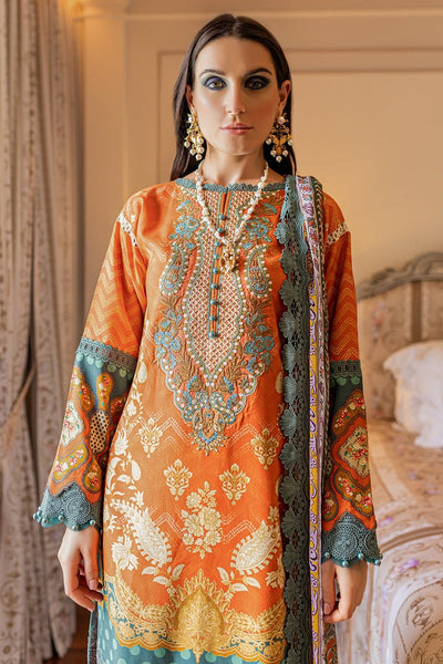 Jade Classic 3 Piece Unstitched Digital Printed Lawn Suit - BL-20077 B