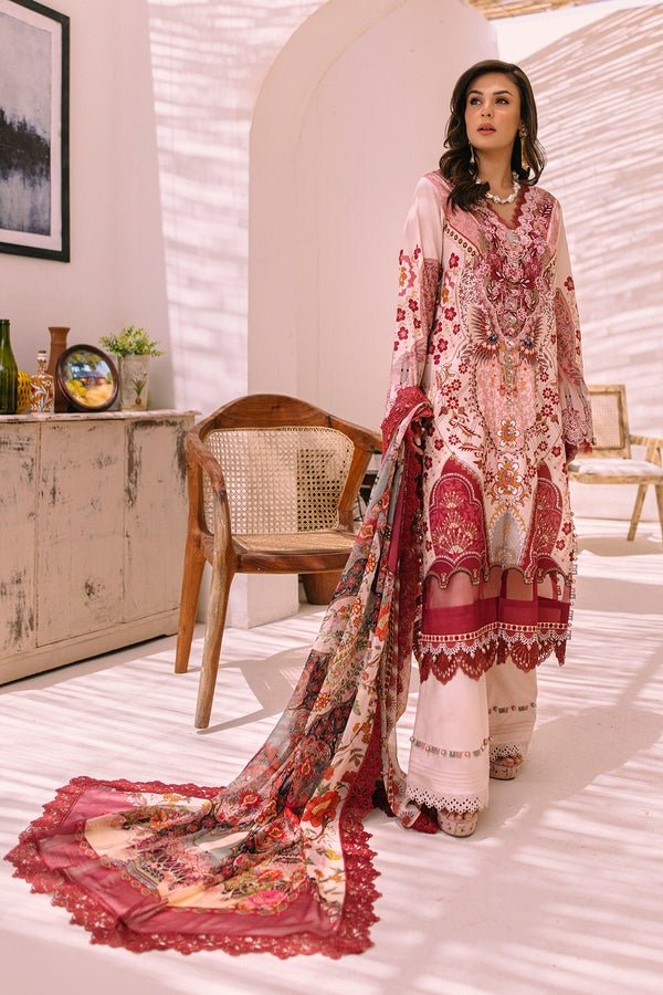 Jade Classic 3 Piece Unstitched Digital Printed Lawn Suit - BL-20125 B