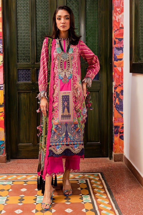 Jade Classic 3 Piece Unstitched Digital Printed Lawn Suit - BL-20190 B