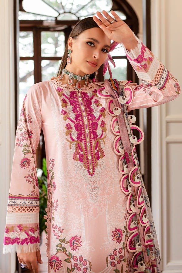 Jade Classic 3 Piece Unstitched Digital Printed Lawn Suit - BL-20421