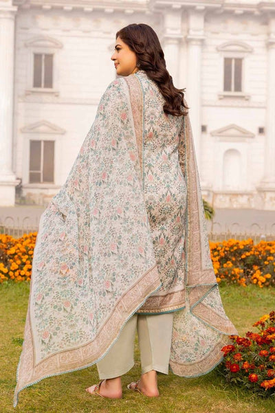 Gul Ahmed 3PC Printed Lawn Unstitched Suit with Chiffon Dupatta - BM-42012