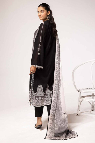 Gul Ahmed 2PC Unstitched Printed Lawn Suit BT-42005