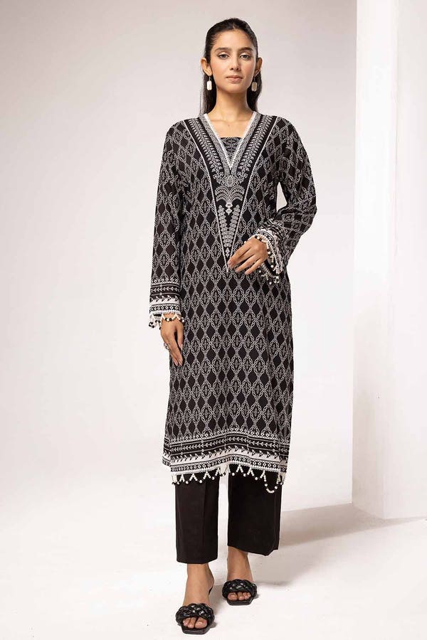 Gul Ahmed 2PC Unstitched Printed Lawn Suit BT-42006