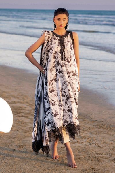 Gul Ahmed 2 Piece Unstitched Printed Lawn Suit BT-52001