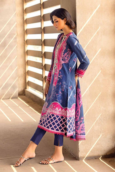 Gul Ahmed 3PC Embroidered Cambric Unstitched Suit with Digital Printed Lawn Dupatta CBE-32012