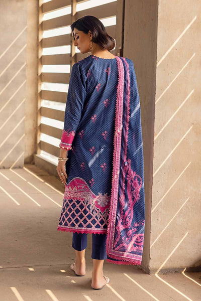 Gul Ahmed 3PC Embroidered Cambric Unstitched Suit with Digital Printed Lawn Dupatta CBE-32012