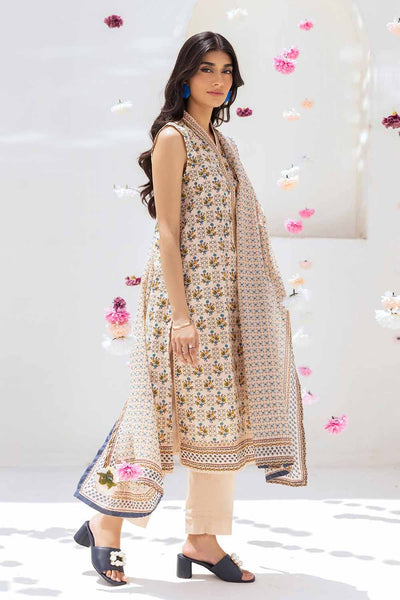 Gul Ahmed 3PC Printed Cambric Unstitched Suit with Lawn Dupatta CBN-32022 B