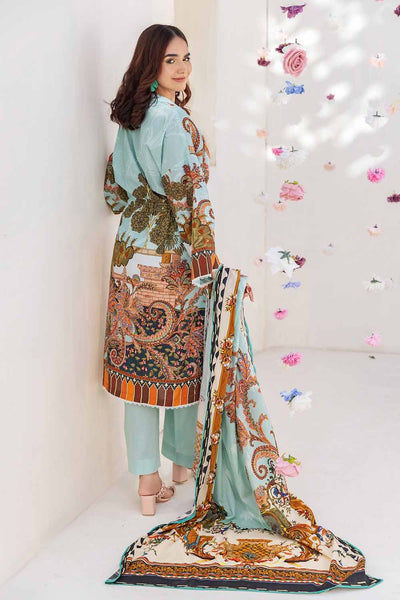 Gul Ahmed 3PC Printed Cambric Unstitched Suit with Lawn Dupatta CBN-32025