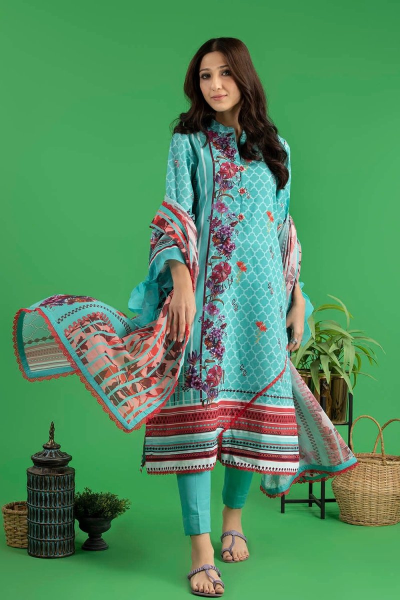 Gul Ahmed 3PC Corduroy Unstitched Embroidered Suit CD-22002