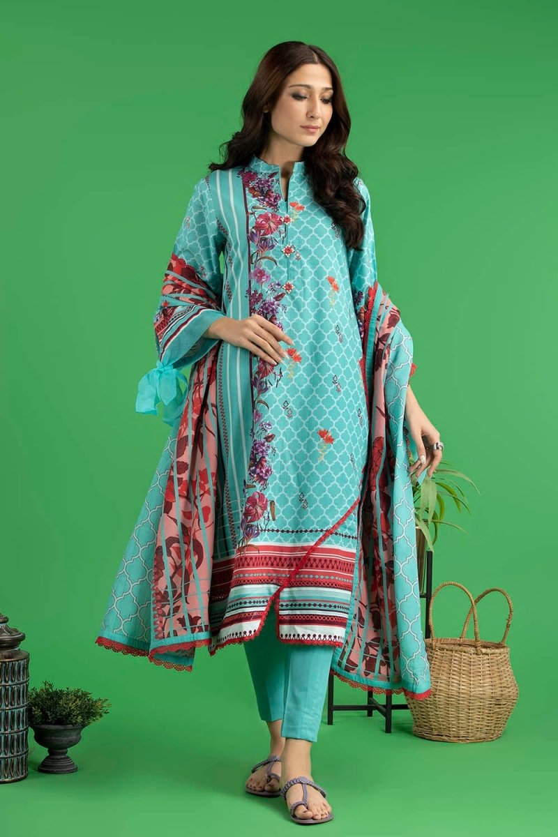 Gul Ahmed 3PC Corduroy Unstitched Embroidered Suit CD-22002