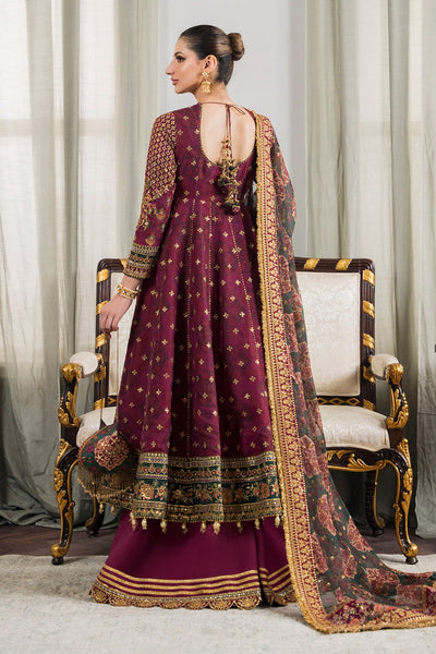 Baroque 3 Piece Unstitched Embroidered Chiffon Suit - CH12-03