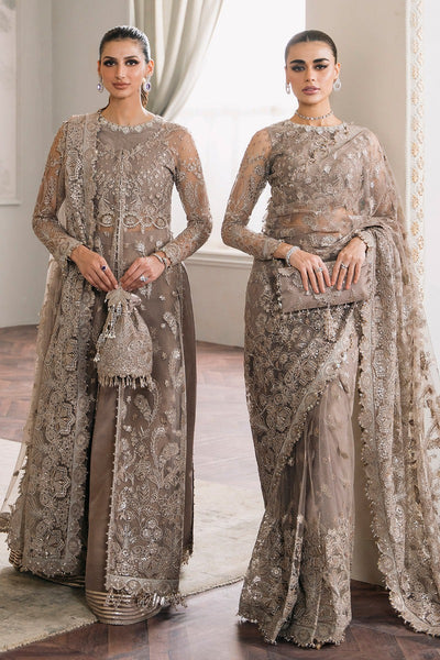Baroque 3 Piece Unstitched Embroidered Chiffon Suit - CH12-06