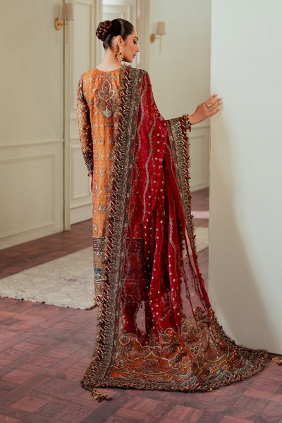 Baroque 3 Piece Unstitched Embroidered Net Suit - CH13-01