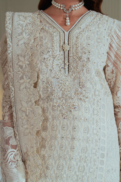 Baroque 3 Piece Unstitched Embroidered Chiffon Suit - CH13-02