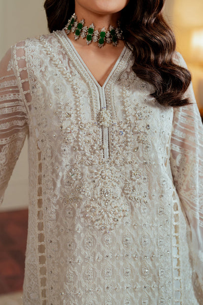 Baroque 3 Piece Unstitched Embroidered Chiffon Suit - CH13-02