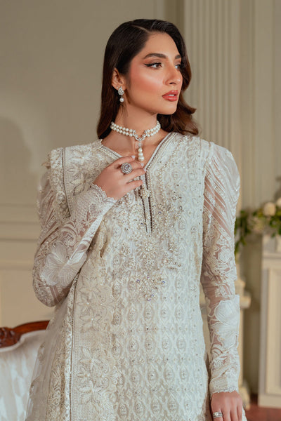 Baroque 3 Piece Unstitched Embroidered Chiffon Suit - CH13-02