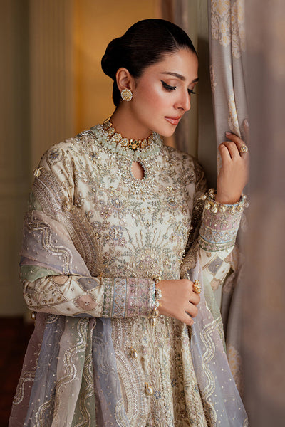 Baroque 3 Piece Unstitched Embroidered Net Suit - CH13-06