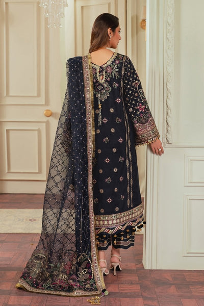 Baroque 3 Piece Unstitched Embroidered Silk Suit - CH13-07