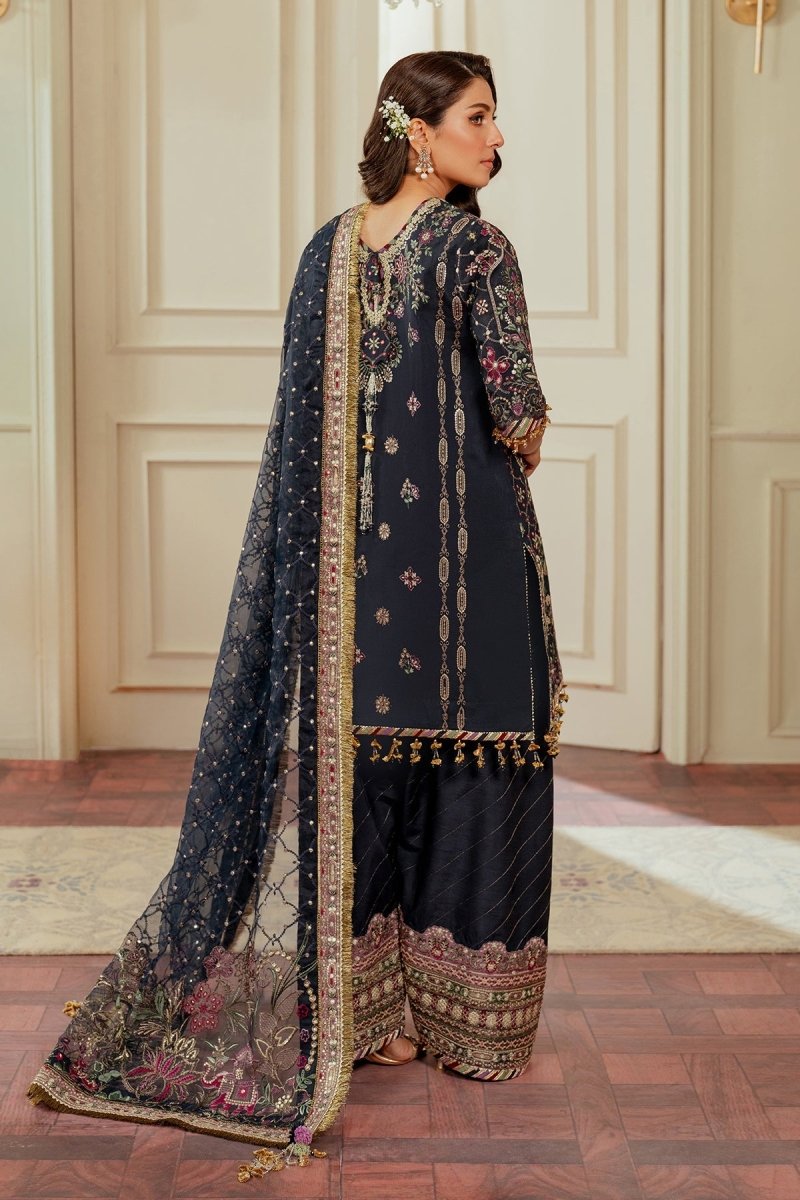 Baroque 3 Piece Unstitched Embroidered Silk Suit - CH13-07