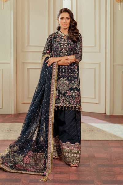 Baroque 3 Piece Unstitched Embroidered Silk Suit - CH13-07