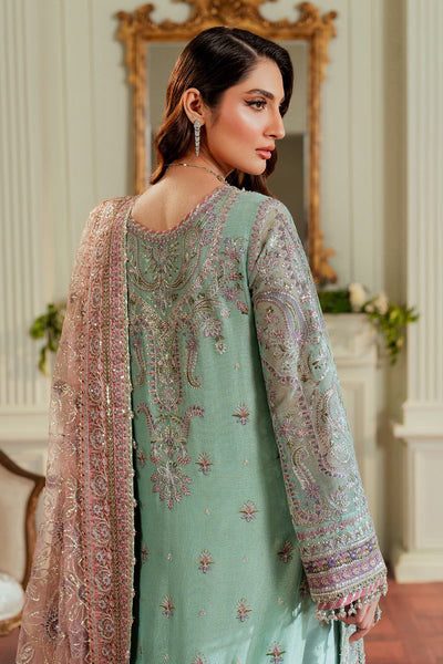 Baroque 3 Piece Unstitched Embroidered Net Suit - CH13-08