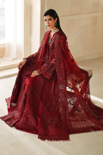 Baroque 3 Piece Unstitched Embroidered Net Suit - CH14-01